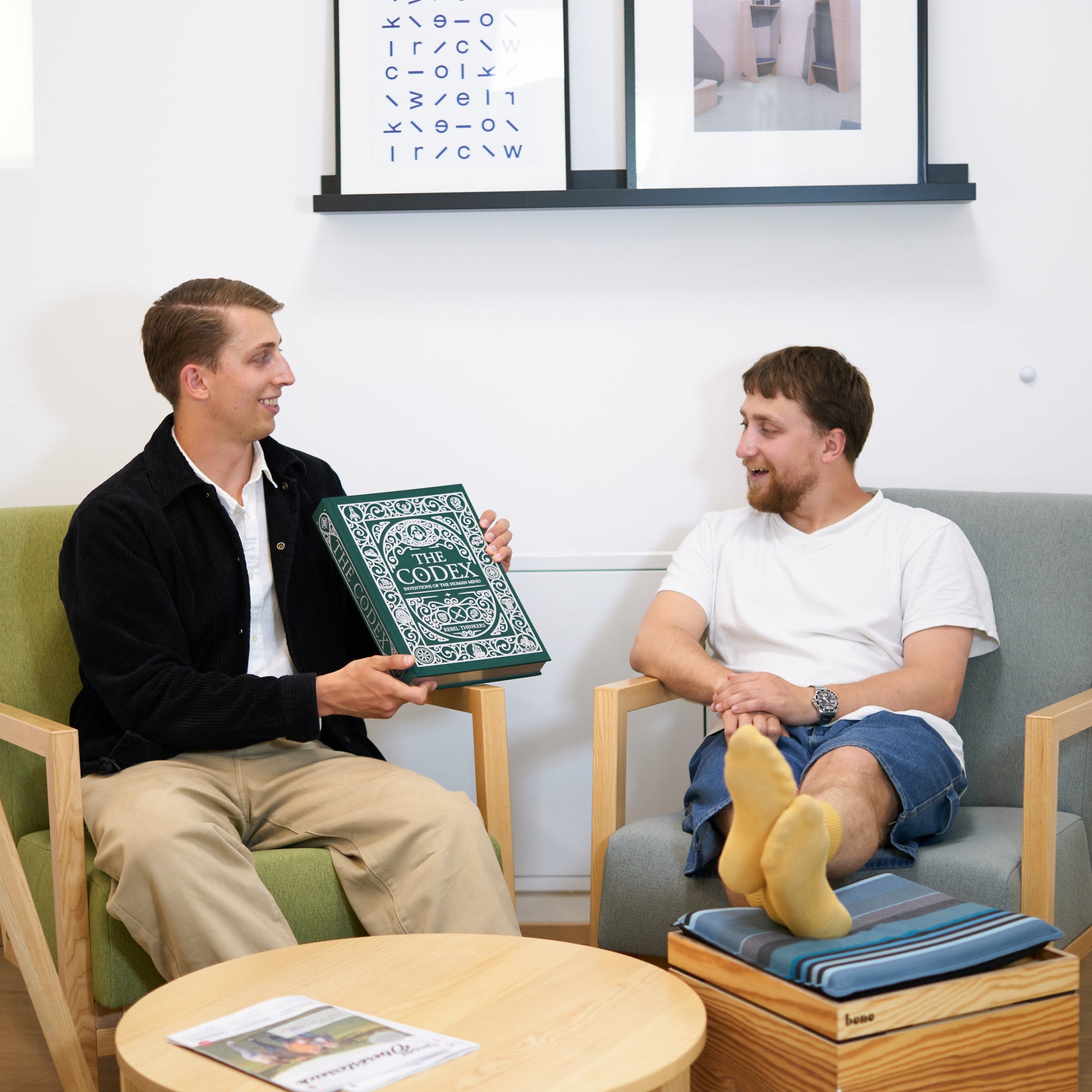 Someone making perfect gift - book - the codex book